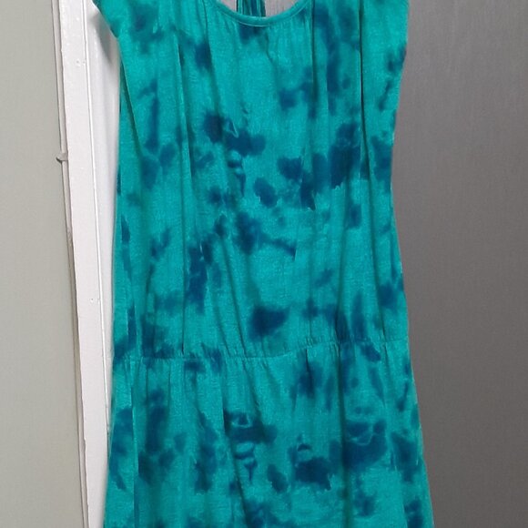 Route 66 Casual Sundress in Ocean Blues - Picture 6 of 6